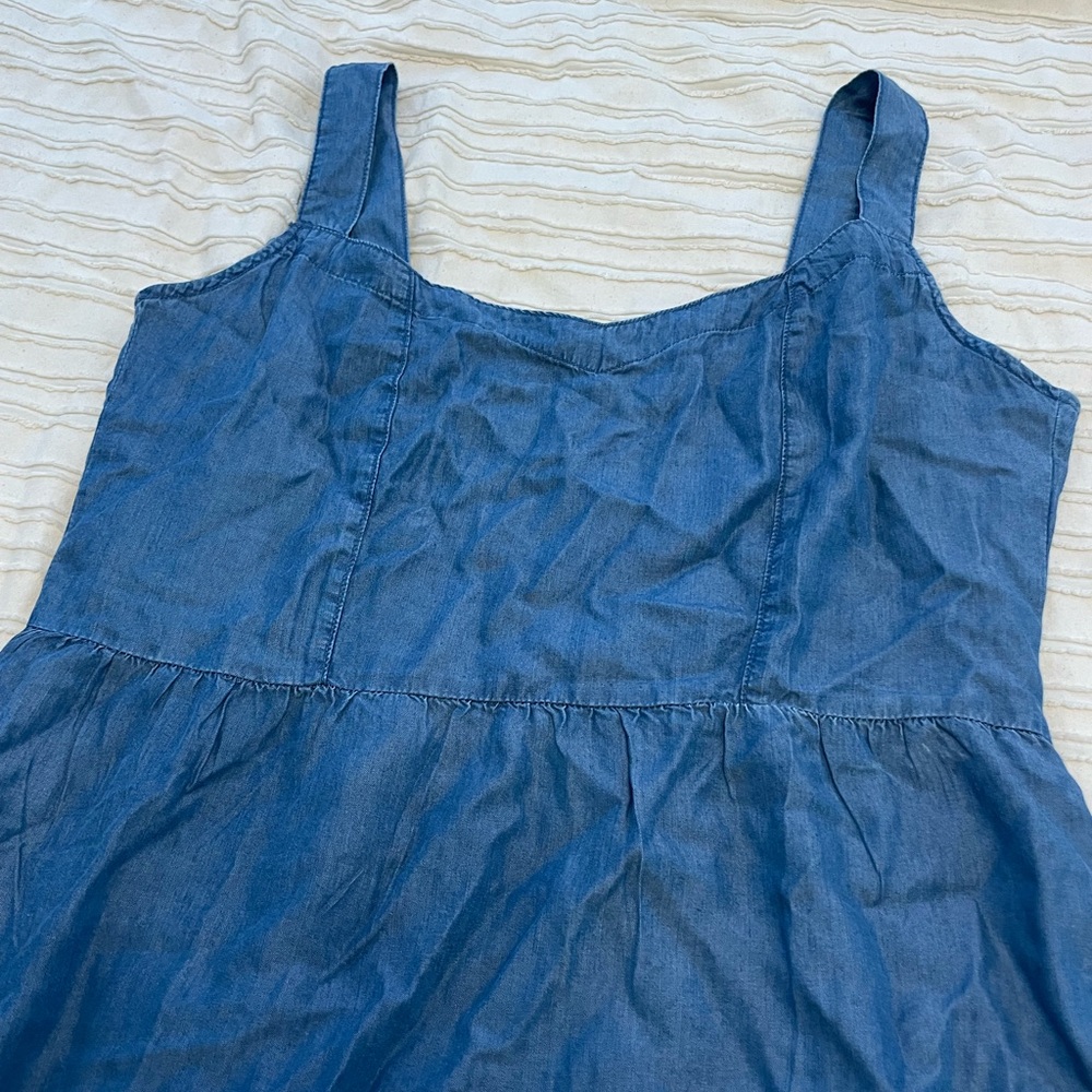 Chic Denim Blue Dress